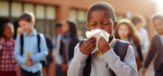 Younger School Kids More Likely To Test Positive For Respiratory Viruses