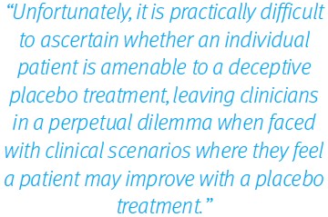 Placebo treatment quote