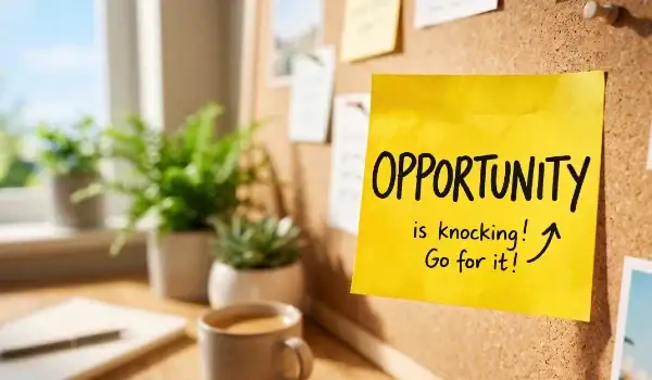 Opportunity Is Knocking. We Need to Answer. Opportunity Is Knocking. We Need to Answer.